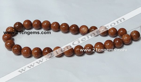 CGS53 15.5 inches 14mm round goldstone beads wholesale