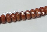 CGS63 15.5 inches 4*8mm rondelle goldstone beads wholesale