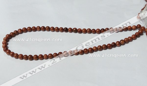 CGS87 15.5 inches 4mm round goldstone beads wholesale