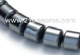 CHE03 16 inches 7mm column shape hematite beads Wholesale