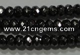 CHE102 15.5 inches 3*4mm faceted rondelle hematite beads wholesale