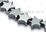 CHE11 16 inches 6mm star shape hematite beads Wholesale