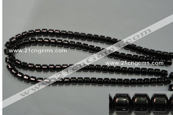 CHE118 15.5 inches 8*8mm tyre hematite beads wholesale