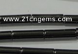 CHE121 15.5 inches 4*14mm tube hematite beads wholesale