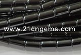 CHE122 15.5 inches 5*8mm tube hematite beads wholesale