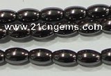 CHE137 15.5 inches 4*6mm rice hematite beads wholesale