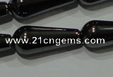 CHE149 15.5 inches 8*20mm teardrop hematite beads wholesale