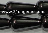 CHE150 15.5 inches 10*20mm teardrop hematite beads wholesale