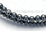 CHE17 16 inches 2mm & 3mm round hematite beads Wholesale