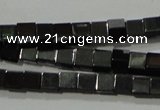 CHE180 15.5 inches 3*3mm cube hematite beads wholesale