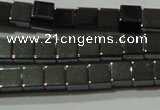 CHE181 15.5 inches 4*4mm cube hematite beads wholesale