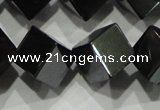 CHE188 15.5 inches 8*8mm cube hematite beads wholesale