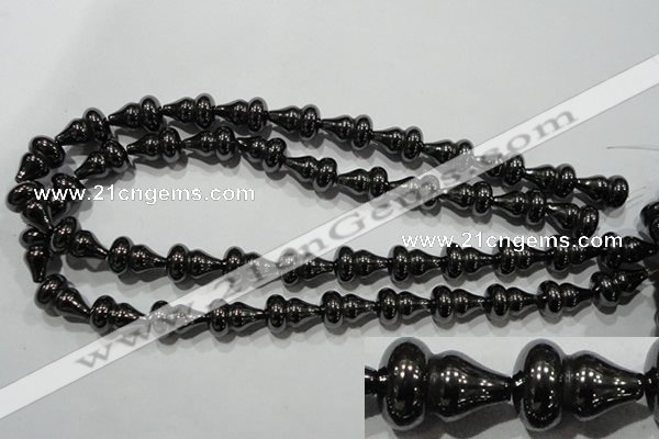 CHE193 15.5 inches 12*18mm calabash hematite beads wholesale