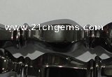 CHE197 15.5 inches 10*20mm vase-shaped hematite beads wholesale