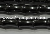 CHE204 15.5 inches 8*12mm bamboo hematite beads wholesale