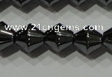 CHE212 15.5 inches 8*8mm bicone hematite beads wholesale