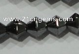 CHE216 15.5 inches 8*8mm faceted bicone hematite beads wholesale