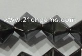 CHE218 15.5 inches 12*12mm faceted bicone hematite beads wholesale