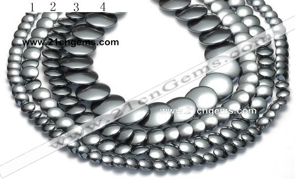 CHE23 16 inches 8mm & 10mm & 12mm & 20mm coin hematite beads