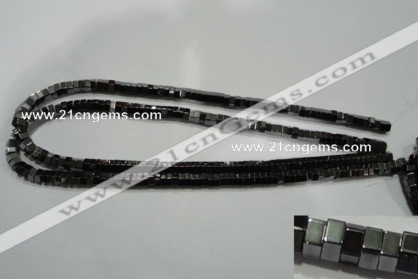 CHE236 15.5 inches 3*6mm rondelle hematite beads wholesale