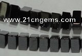 CHE237 15.5 inches 3*7mm triangle hematite beads wholesale