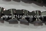 CHE243 15.5 inches 7*9mm bowknot hematite beads wholesale