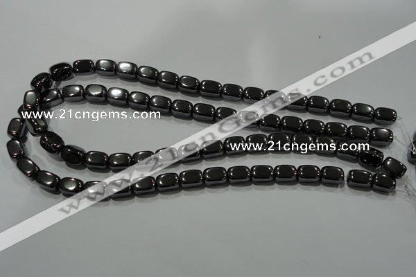 CHE249 15.5 inches 8*12mm cuboid hematite beads wholesale