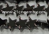 CHE294 15.5 inches 8mm star hematite beads wholesale