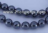 CHE32 16 inches 4mm faceted round hematite beads Wholesale