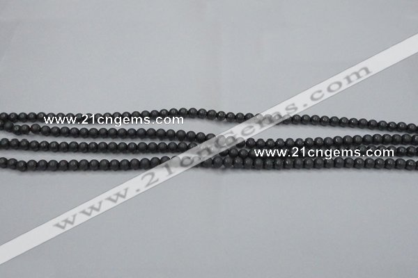 CHE400 15.5 inches 2mm round matte hematite beads wholesale