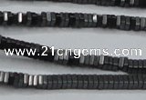 CHE411 15.5 inches 1*3*3mm square matte hematite beads wholesale