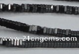 CHE412 15.5 inches 1*4*4mm square matte hematite beads wholesale