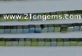 CHE602 15.5 inches 3*3mm cube plated hematite beads wholesale