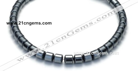 CHE65 15.5 inches 2mm column shape hematite beads Wholesale