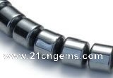 CHE67 15.5 inches 4mm column shape hematite beads Wholesale