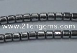 CHE774 15.5 inches 2*2mm drum plated hematite beads wholesale