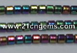 CHE780 15.5 inches 2*2mm drum plated hematite beads wholesale