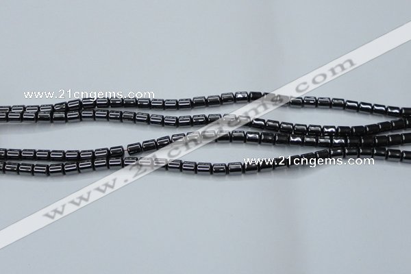 CHE784 15.5 inches 4*4.5mm drum hematite beads wholesale