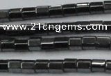 CHE885 15.5 inches 2*2mm faceted tube hematite beads wholesale