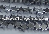 CHE936 15.5 inches 4mm star plated hematite beads wholesale