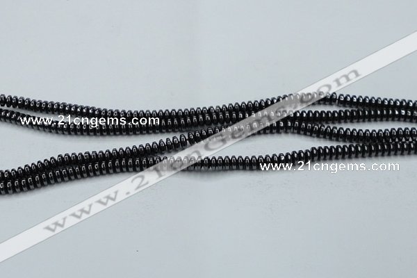 CHE961 15.5 inches 1.5*3mm rondelle hematite beads wholesale