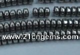 CHE967 15.5 inches 2*4mm rondelle plated hematite beads wholesale