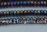 CHE969 15.5 inches 2*4mm rondelle plated hematite beads wholesale