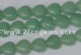 CHG10 15.5 inches 10*10mm heart amazonite gemstone beads wholesale