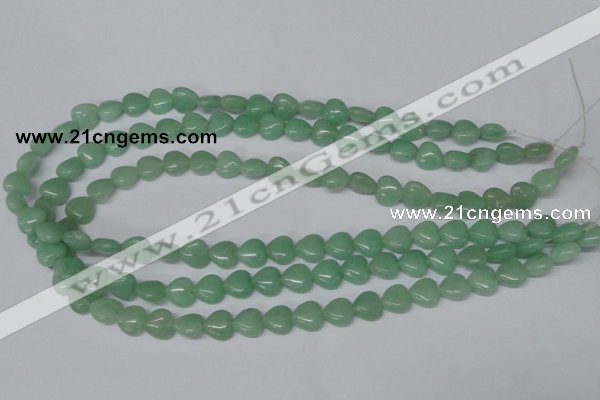 CHG10 15.5 inches 10*10mm heart amazonite gemstone beads wholesale