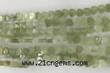 CHG116 15.5 inches 6mm flat heart New jade gemstone beads wholesale