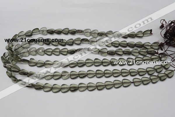 CHG18 15.5 inches 10*10mm heart synthetic smoky quartz beads wholesale