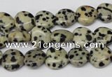 CHG19 15.5 inches 10*10mm heart dalmatian jasper beads wholesale