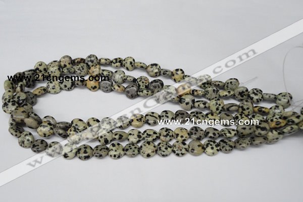 CHG19 15.5 inches 10*10mm heart dalmatian jasper beads wholesale