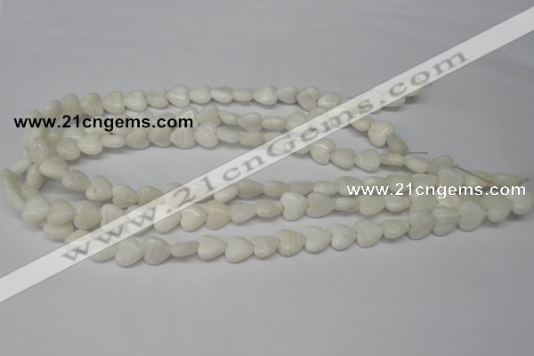 CHG22 15.5 inches 10*10mm heart shell beads wholesale